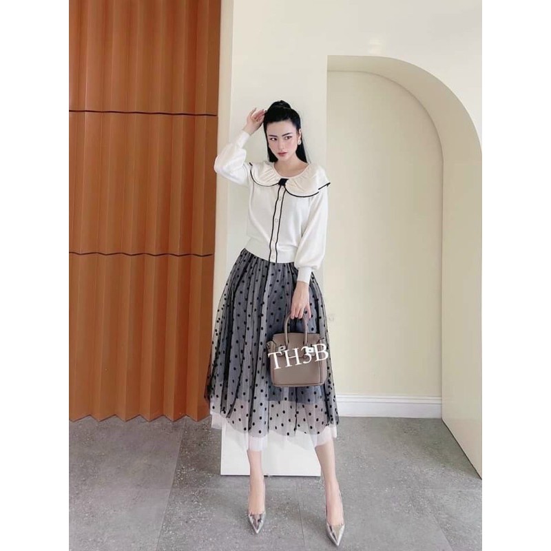 [ Mã FAXANH55 giảm 10K đơn 50K] BÁN SỈ CHÂN VÁY LƯỚI CHẤM BI CẠP CHỮ ĐI Ô CHO NỮ | BigBuy360 - bigbuy360.vn