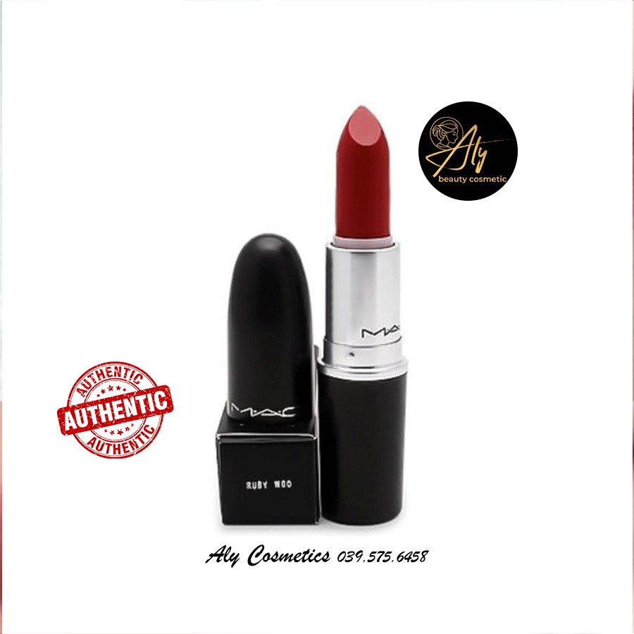 [HÀNG AUTH SĂN SALE 100%] Son MAC Ruby Woo 707 Màu Đỏ Cổ Điển – Retro Matte