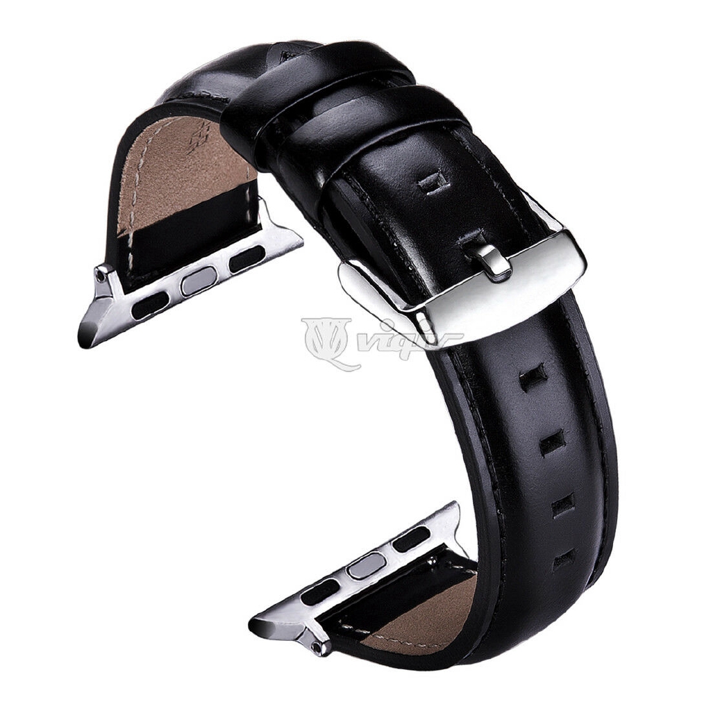 Genuine Leather Watch Strap For Apple Watch Band 38 40 42 44mm Series 4 3 2 1