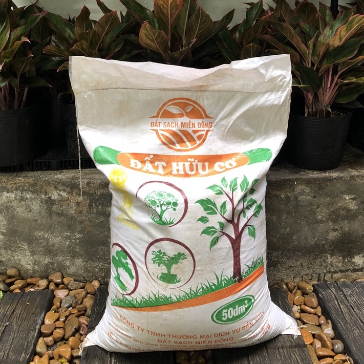 Đất Sạch Đất Hữu Cơ Đa Dụng (50dm3) Trồng Rau Sạch Hoa Kiểng Bằng Đất Sạch, Xơ Dừa, Phân Bón Hữu Cơ, dịch trùn quế.