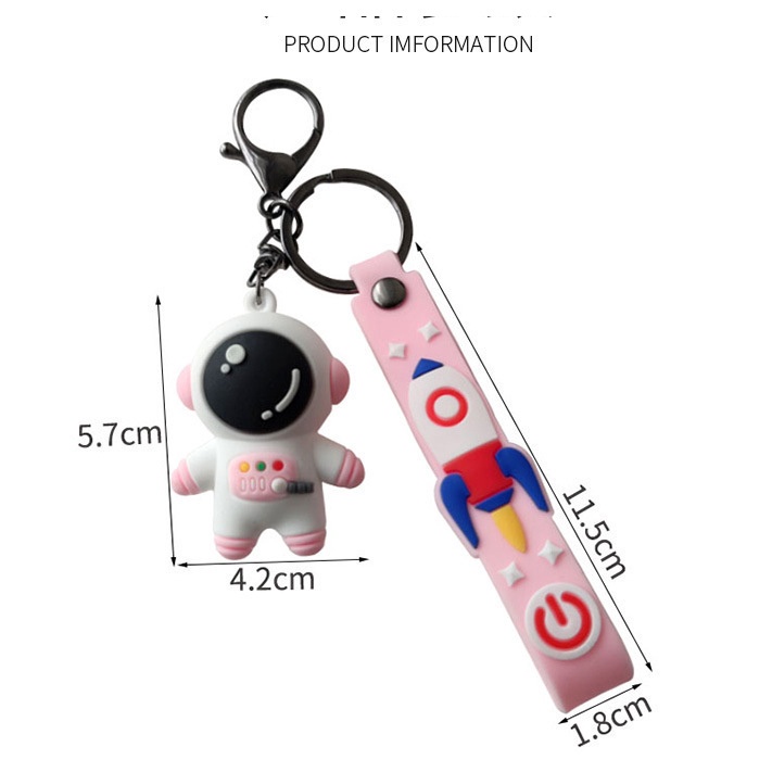 Móc Khóa Hình Phi Hành Gia Dễ Thương