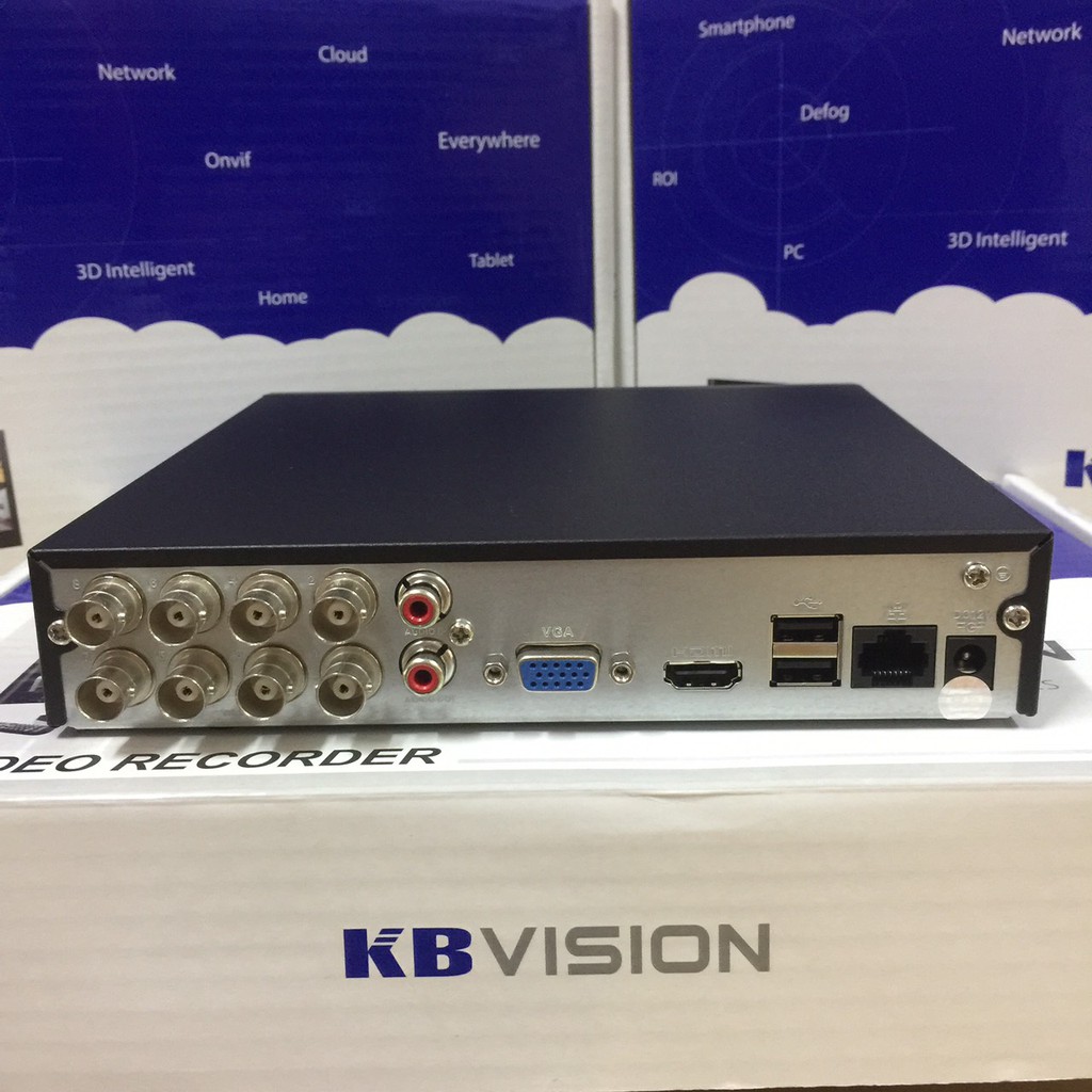 Đầu ghi hình KBVISISON 8 kênh 5 in 1 - KX-A7108SD6 - Chính hãng Full VAT