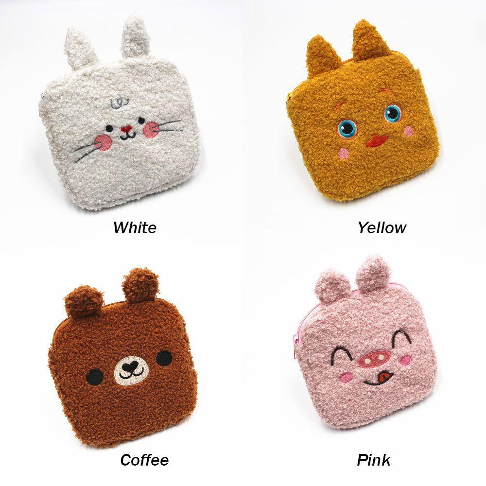 YANN1 Sanitary Pad Pouch Portable Headphone Case Coin Purse Makeup Organizer Cosmetic Bag