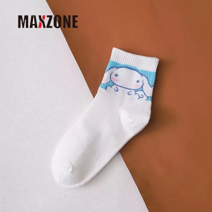 Maxzone Vớ Cotton Thoáng Khí Hình Cinnamoroll Pudding Dog Hello Kittys Sanrio Hoạt Hình Dễ Thương Làm Quà Tặng Cho Bé Gái