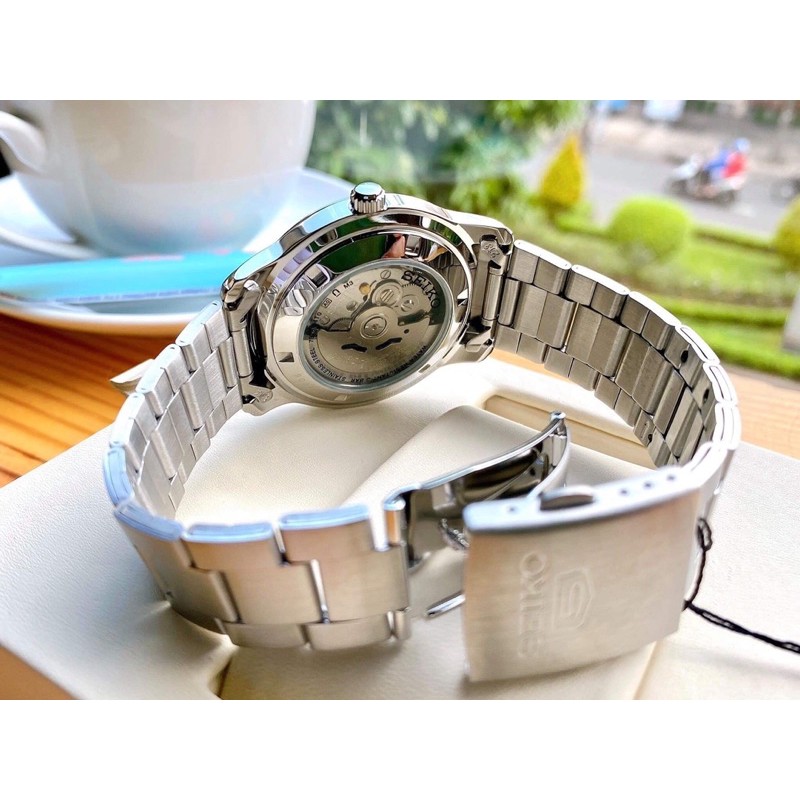Đồng hồ nam dây thép SEIKO 5 Automatic SNKP15K1 Silver
