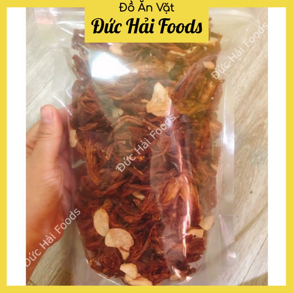 Khô Heo Cháy Tỏi, 500g Heo Khô Cháy Tỏi Loại 1 Thơm Ngon Đặc Biệt