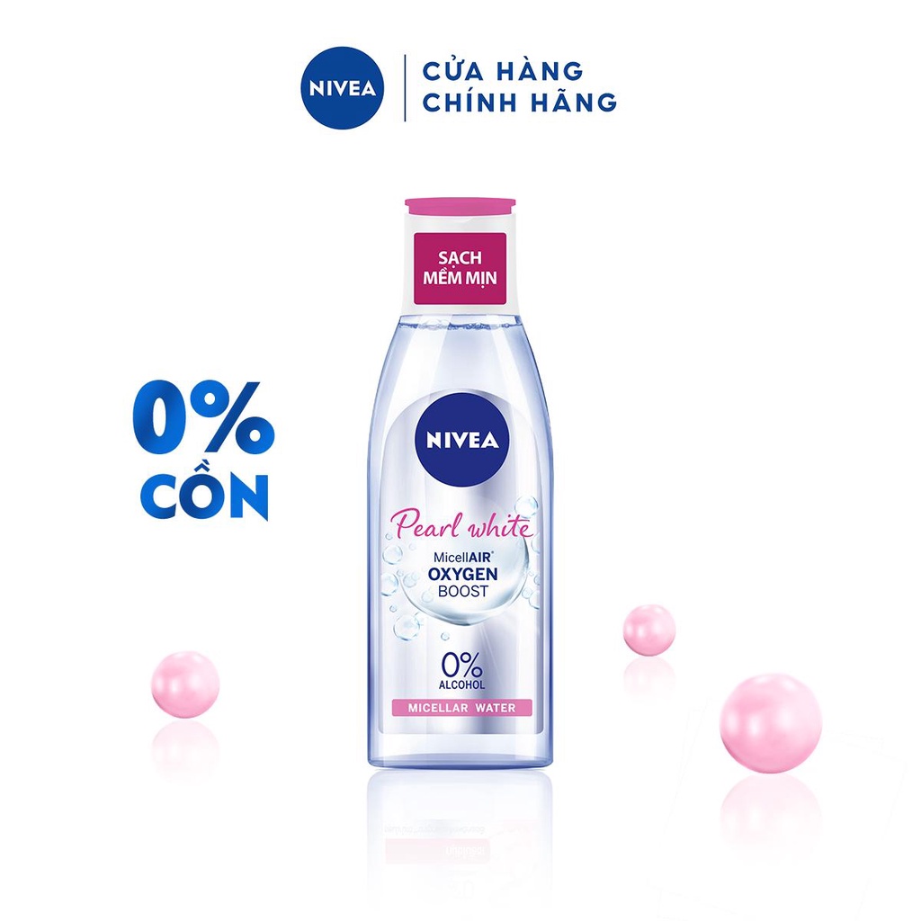 Nước tẩy trang NIVEA làm sáng da Pearl White Micellar Water (200ml) 84911