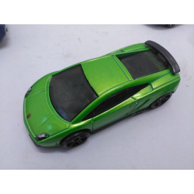 Xe Hotwheels Lamborghini Gallardo xanh lá , xe đẹp như mới