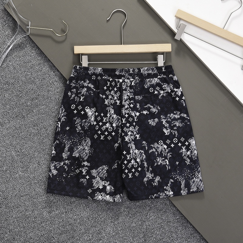 Quần Short Nam In Họa Tiết LV Phong Cách Cổ Điển Thời Trang