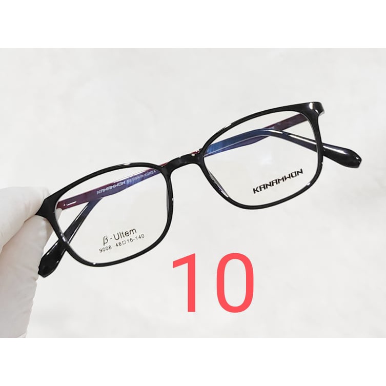 Gọng Kính Cận Nhựa Ultem Unisex KANAMWON siêu nhẹ 9008