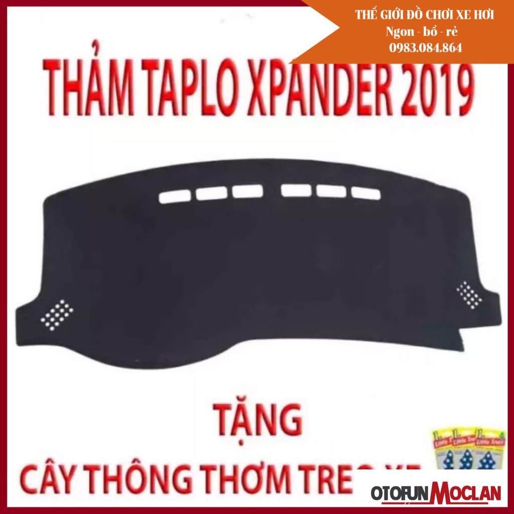 Thảm taplo da vân cacbon dòng xe mitsubishi xpander 2019