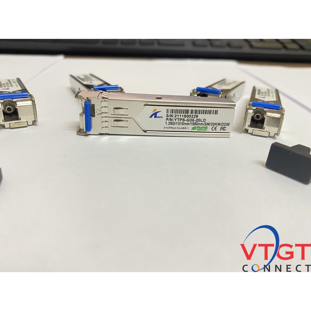Module quang SFP Singlemode  1 sợi 1G 20Km