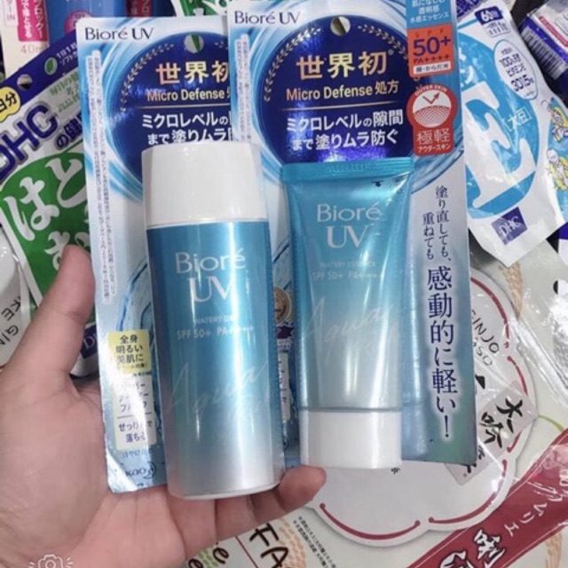 Kem chống nắng Biore UV aqua rich watery gel mẫu mới