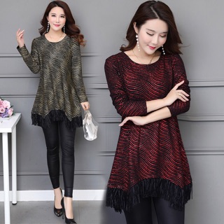 Áo nữ cao cấp dành cho người béo chất thun gân co giãn , thiết kế gọn dáng NP152