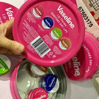 Son dưỡng môi vaseline hộp thiếc