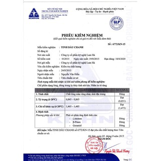 Tinh dầu Vỏ Chanh LAMHA 10ml