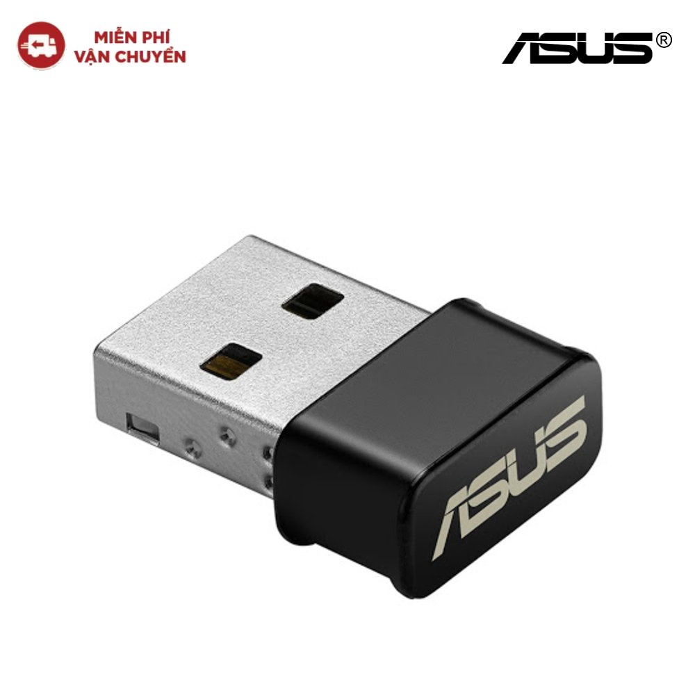 Bộ thu Wifi ASUS USB-AC53 Nano Hai băng tần chuẩn AC1200Mbps (Usb thu sóng Wifi)