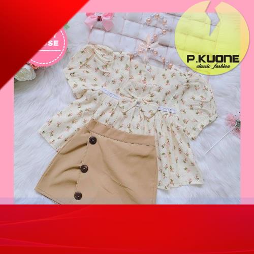🥕quần áo bé gái đi học, đi chơi ( sét áo kèm quần giả váy) dễ thương💞như ý house's- thời trang thiết kế cho bé