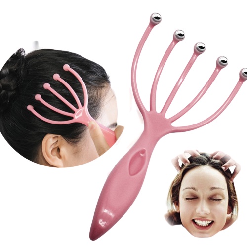 Cây Massage Đầu Gãi Ngứa Chất Liệu Bền Đẹp, Bi Thép Lăn Tròn Giúp Thư Giãn, Lưu Thông Máu (giao màu ngẫu nhiên)