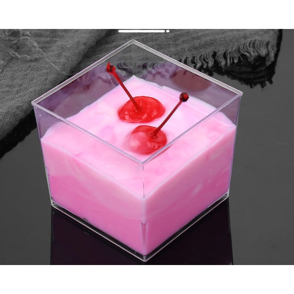 Ly nhựa mousse vuông size 6*6*5.5cm