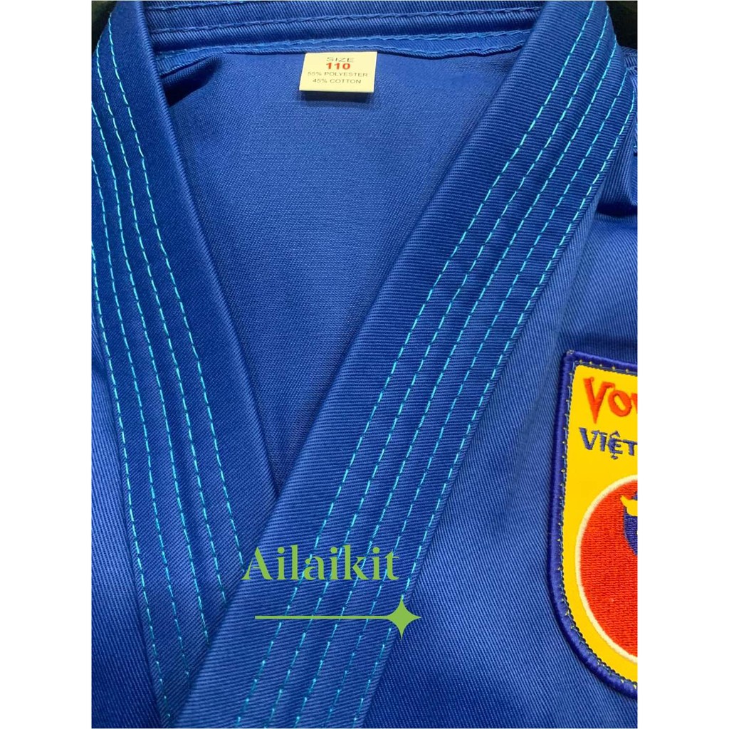 Võ Phục Vovinam Loại A Ailaikit Loại Tốt Xuất Khẩu 101870 Trang Phục Môn Võ Vovinam