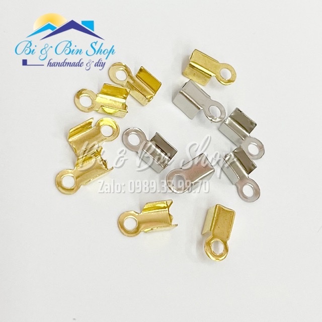 20 Cái Kẹp Đầu Dây Làm Dây Chuyền, Vòng Đeo Tay, Trang Sức Handmade