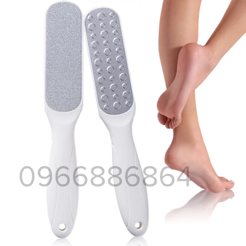 Dụng cụ chà gót chân 2 mặt nhám, giúp loại bỏ tế bào chết spa tmv