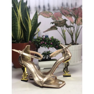Giày cao gót thanh lý 7cm màu vàng
