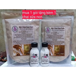 1kg Bột Cám gạo cà phê Handmade đắp mặt & tắm trắng body