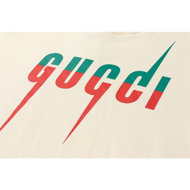 Gu Áo sweater In logo Tia Chớp Kỹ Thuật Số Hai Màu Bắt Mắt Hợp Thời Trang Dễ Phối Đồ Cho Cặp Đôi