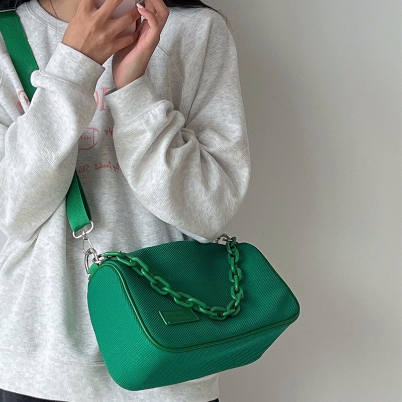 IELGY Túi đeo dưới cánh tay Dây Xích Nhỏ Gọn Dễ Phối Đồ Thời Trang Cho Nữ