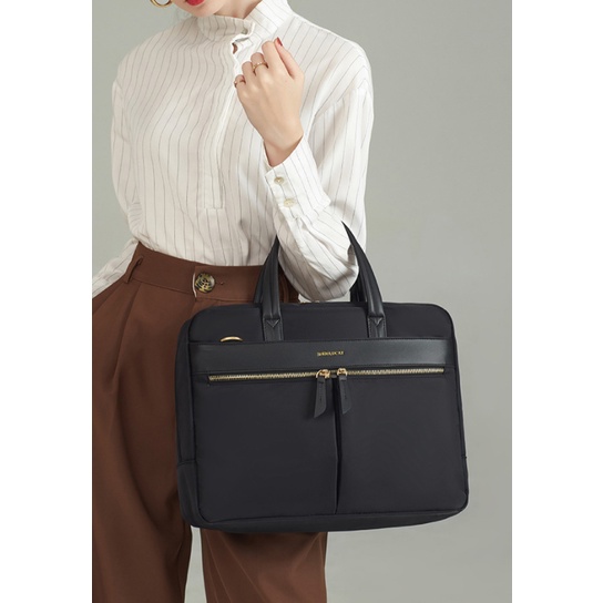Túi Đựng Laptop Chống Thấm Nước Kích Thước Lớn 13 15 6 Inch Phong Cách Doanh Nhân Dành Cho Nữ