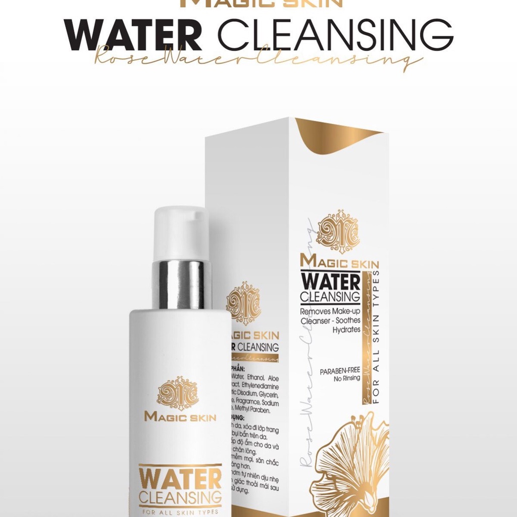 Nước hoa hồng Magic Skin Water Cleansing ngăn ngừa lão hóa cho da trắng Magic Skin