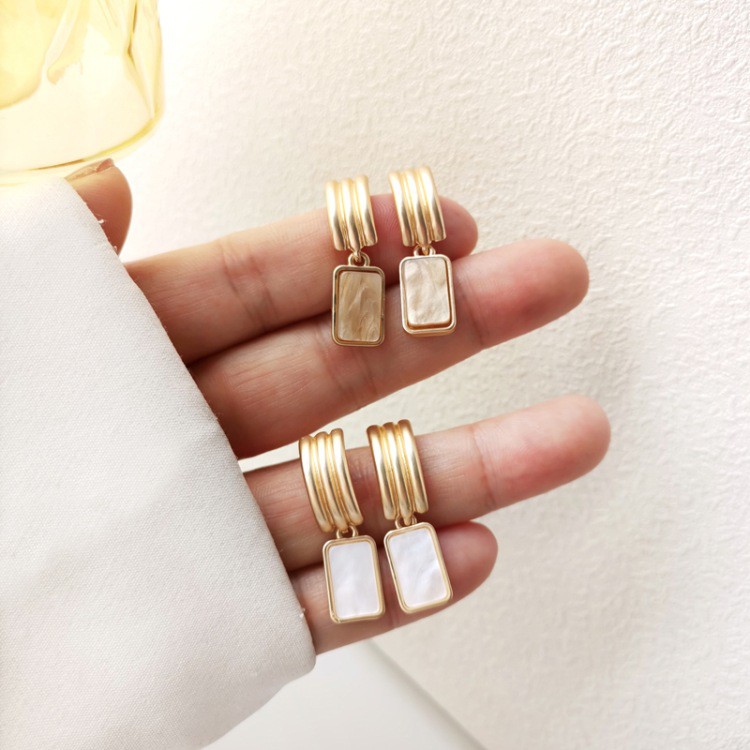 Khuyên tai bông tai cao cấp đính đá vân khói