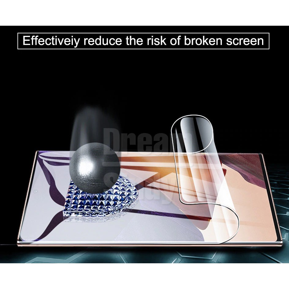 Dán cường lực dẻo Samsung Note 20, Note 20 Ultra dùng vân tay siêu nhạy