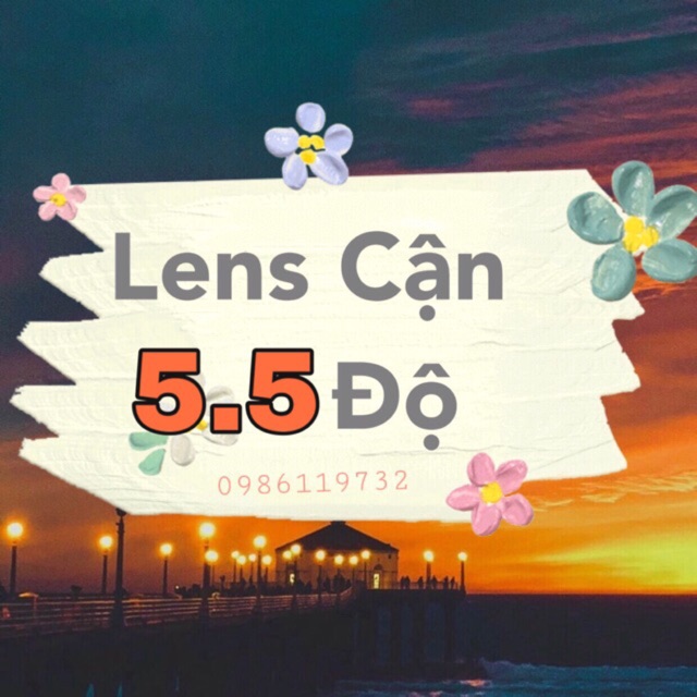 Lens Cận ( 5.5 độ ) Tặng khay gương dụng cụ