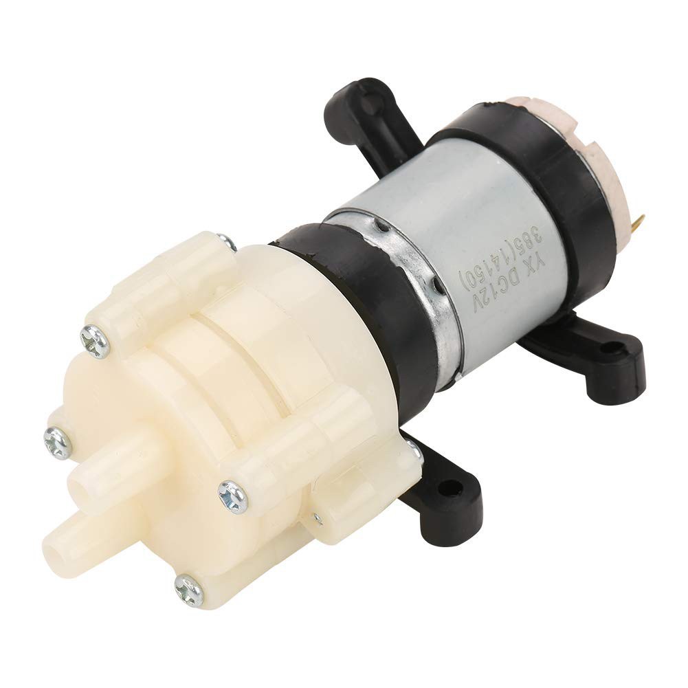 Máy bơm mini 12V MB385, máy bơm nước mini, máy sục khí bể cá