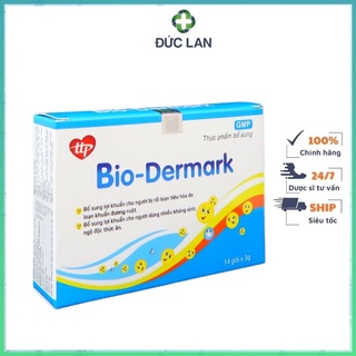 Men vi sinh bio – dermark hộp 14 gói hỗ trợ giảm đầy hơi, tiêu chảy, táo bón