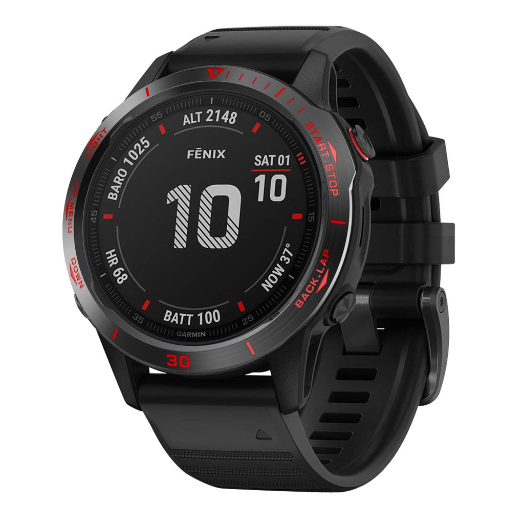 Viền thép không gỉ bảo vệ mặt đồng hồ thông minh cho Garmin Fenix 6/Fenix 6 Pro/Fenix ​​6 Sapphire