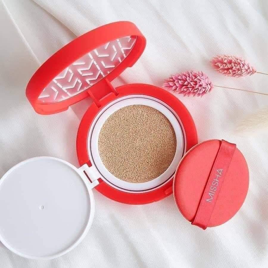 Phấn nước Cushion Missha Velvet Finish vỏ đỏ