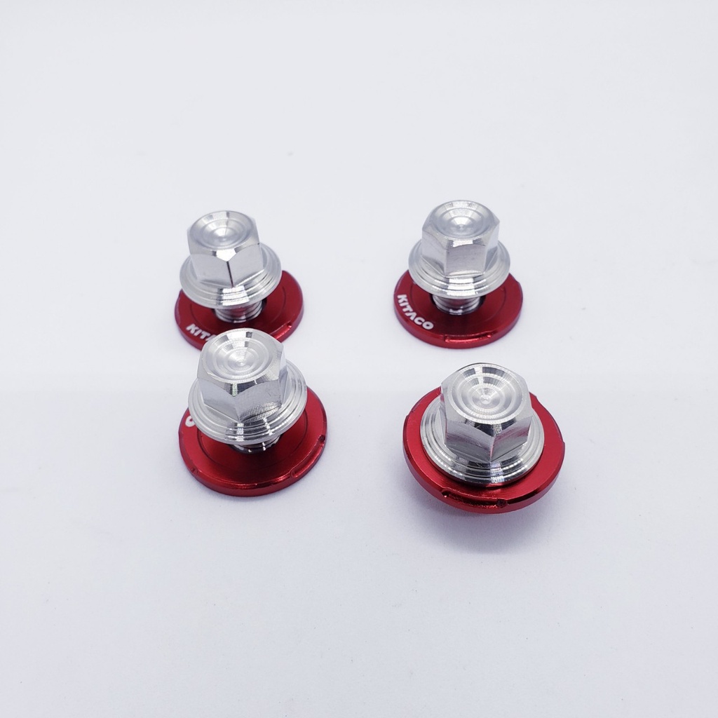 1 Ốc chân gương thái 10li1 Kèm long đền chân kính katico đỏ gắn sirius exciter winner sh vario...