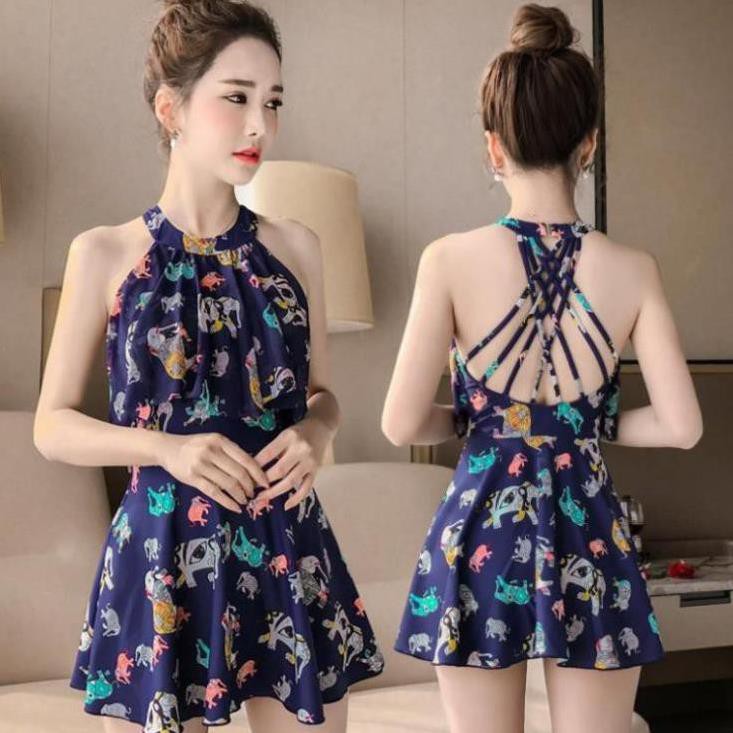 bikini (THUN LẠNH, CÓ BIGSIZE)  Đồ Bơi Nữ Kín Đáo Che Bụng Dạng Váy Big Size cho người mập  ྇ ་ ་  ྇