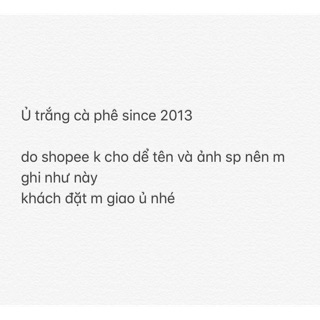 Cà phê ủ trắng