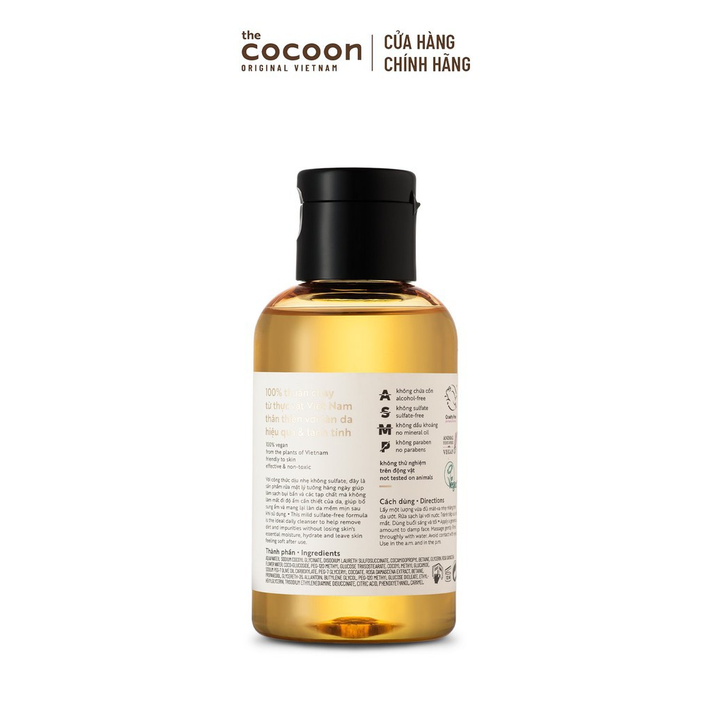 Gel Rửa Mặt Hoa Hồng Cocoon 140ml