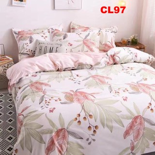 Bộ chăn ga gối CL97 set 4 món Loại 1 Cotton poly hàng đẹp nét nhập khẩu
