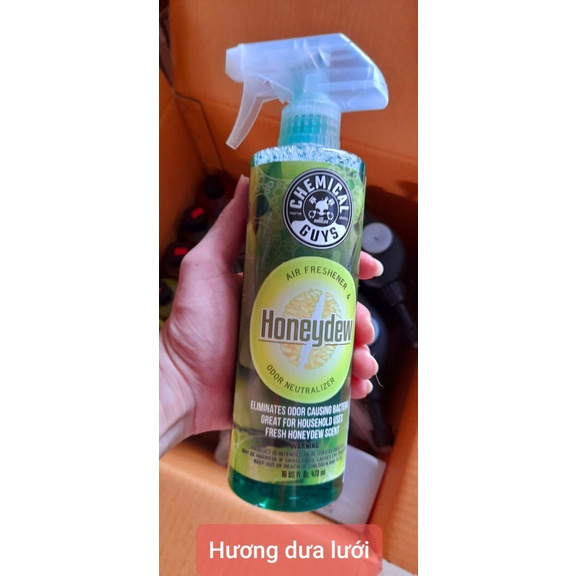 Xịt khử mùi xe oto, gia đình Chemical Guys Honeydew Scent