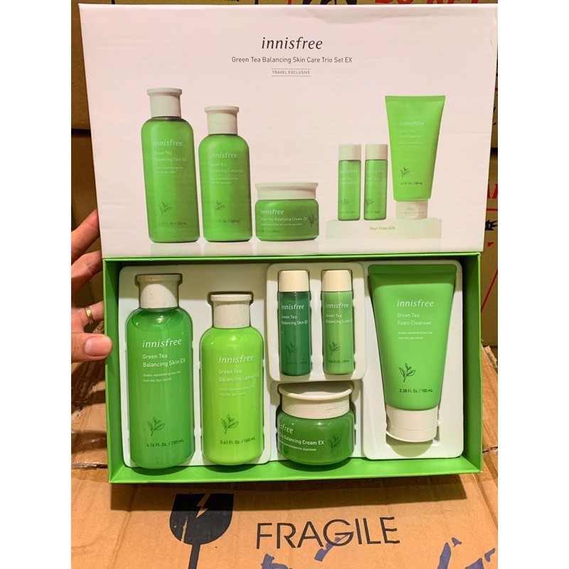 Bộ Innisfree trà xanh Balancing EX