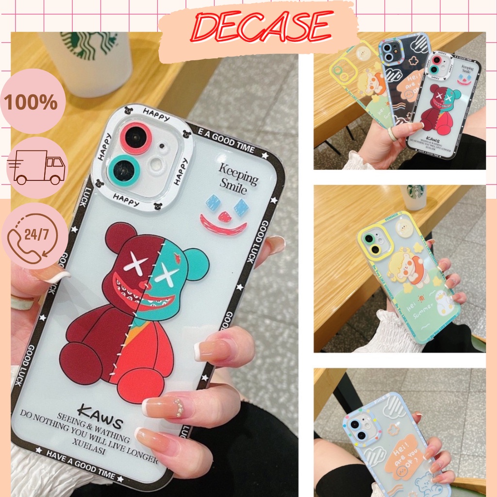 Ốp lưng iphone ✨DECASE's ✨ Bear.bri.ck 6/6plus/6splus/7/7plus/8/8plus/x/xs/11/12/13/pro/max/plus/promax