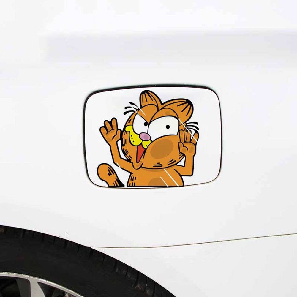 Miếng dán trang trí xe hơi hình nhân vật hoạt hình vui nhộn