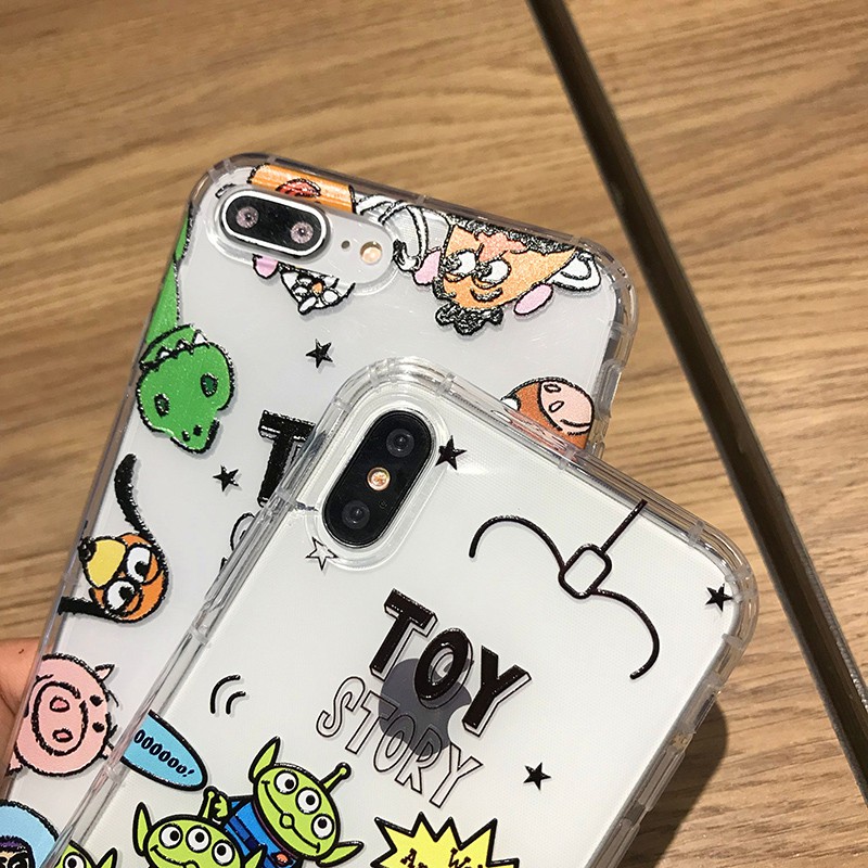 Ốp Lưng Silicon Chống Sốc Toy Story - I004